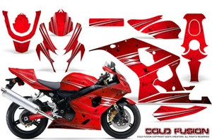 SUZUKI GSXR GSX 600 750 2004-2005 GRAPHIC KITS CREATORX DECALS COLD FUSION R - Picture 1 of 1