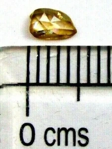 Aust. Argyle .22 Ct Champagne Colour, Long Arrow Shape Polished Diamond - Picture 1 of 5