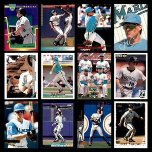 Jeff Conine Lot of 12 Different Baseball Cards 1993-1995 Florida Marlins Only! - Picture 1 of 14