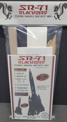SR-71 Blackbird Flying Model Rocket Kit NASA Model Rocket #1942 Clone New Sealed - Image 1 of 4