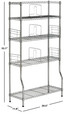 Safavieh FERNAND WIRE BOOK RACK, Reduced Price 2172770961 HAC1017A - Image 1 of 4