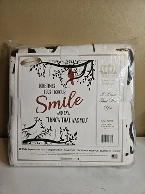 Virah Bella Red Cardinal Lightweight Quilted Throw Blanket 50"x60" DQT23066 - Image 1 of 4