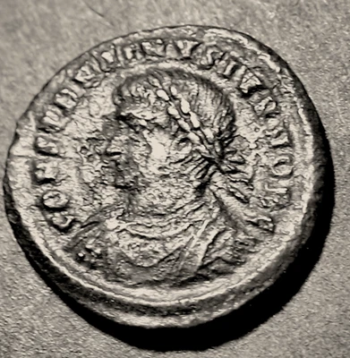 CONSTANCIO II, César, a lo largo de la Watchtower, moneda imperial romana, 18-19 mm Foto 1 de 2