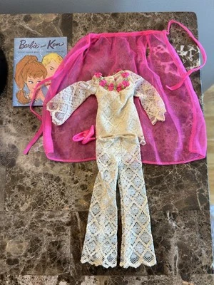 Vintage Barbie Clothes Mod Doll Outfit #1791 The Lace Caper Complete Excellent! - Image 1 of 4