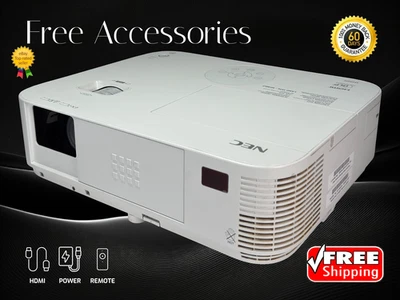 NEC NP-M402H DLP Projector PC-Free Projection 4000 Lumens 2160p Dual HDMI Inputs - Image 1 of 4