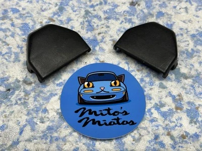 1994-1997 MAZDA MIATA SEAT BELT TRIM BOLT COVER  black 94-97 Foto 1 de 2