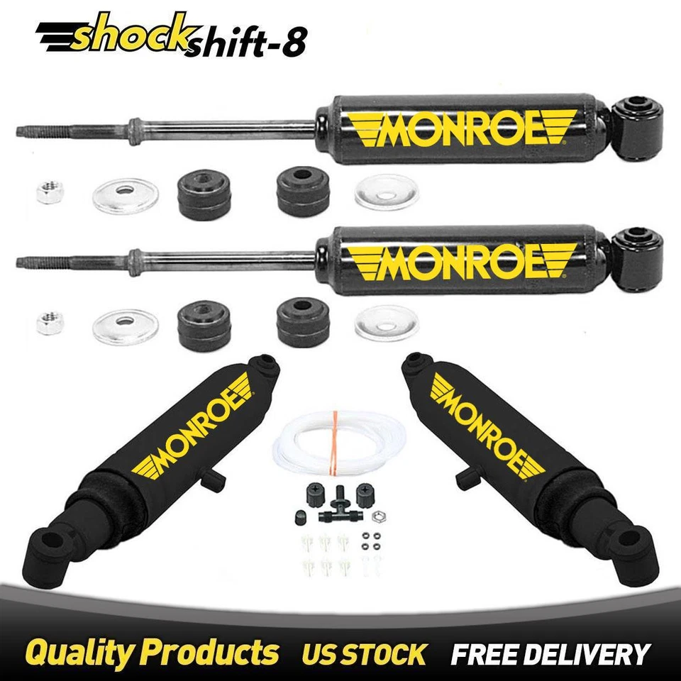 Monroe Front Rear Shock Absorber for Plymouth Fury 3.7L 1965-1968 1970-1973 - Image 1 of 1