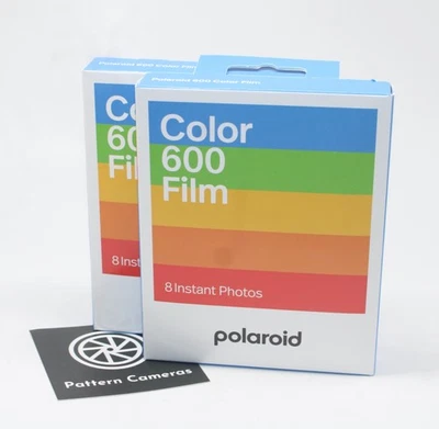 Two packs of Polaroid 600 Colour / Color Instant Film for Polaroid 600 Cameras - Image 1 of 2