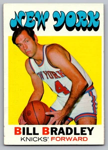 1971-72 TOPPS #2 BILL BRADLEY KNICKS - Picture 1 of 3