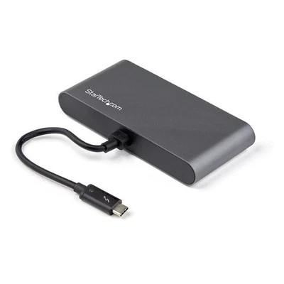 Startech.Com HUB 3 in 1 Mini Dock Thunderbolt 3 Gray TB3DKM2HDL - Immagine 1 di 4