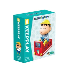 KEEPPLAY Crayon Shinchan Game Train DZ0212 Toy Block Figure Brick - Picture 1 of 7