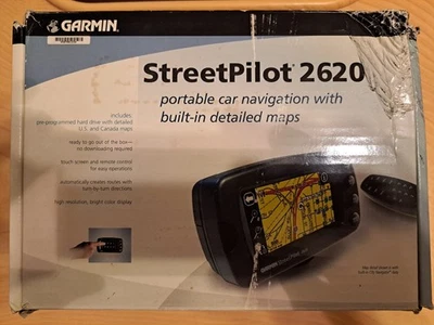 Sistema de navegación GPS Garmin StreetPilot 2620 completo con caja, documentos y cables Foto 1 de 4