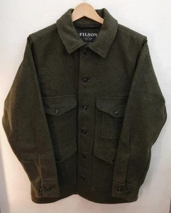FILSON Mackinaw Wool Jacket Brown XS Size Men Made in USA USED from Japan - Picture 1 of 5
