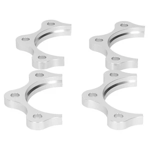 Kit D'entretoises D' De Pédale Avant De Moto CNC T6063 Noir 6061 T6 - Afbeelding 1 van 12