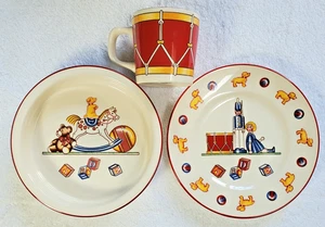 TIFFANY AND CO, Mason's TIFFANY TOYS JUEGO DE TAZÓN, PLATO Y TAZA PARA NIÑOS - Imagen 1 de 10