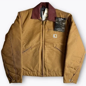 Deadstock Carhartt Detroit Jacket J001 BRN Size Small Made in USA - Bild 1 von 8