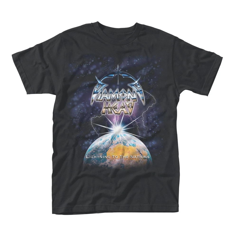 DIAMOND HEAD - LIGHTNING BLACK T-Shirt X-Large - Imagen 1 de 1