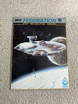 Manual de reconocimiento de naves Star Trek The Federation - Star Trek RPG FASA 1985 TPB Foto 1 de 4