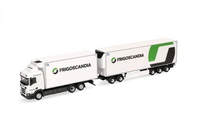 HERPA, SCANIA CR 20 ND 6x2 con cassone e rimorchio frigorifero 2+3 assi FRIGO... - Immagine 1 di 4