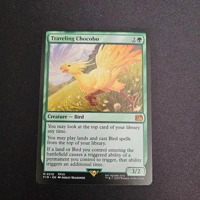 Traveling Chocobo - NM - MTG - 210 - Universes Beyond: Final Fantasy - Image 1 of 2