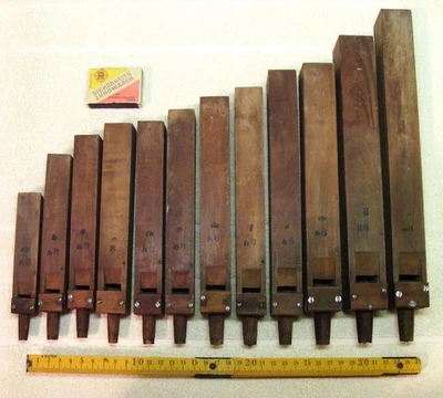 Konvolut alte Orgelpfeifen aus Holz - Bild 1 von 4