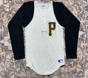 VTG 70s Pittsburgh Pirates MLB Raglan Thermal Shirt USA SandKnit Sz Small - Picture 1 of 23