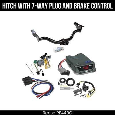 Hitch Tow PKG+ Brake Control For 01-03 Ford Escape Mazda Tribute 44723 Class 3 - Imagem 1 de 4