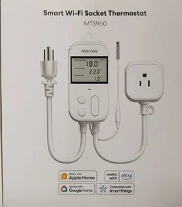 Meross Smart Wi-Fi Socket Thermometer MTS960 - Picture 1 of 5