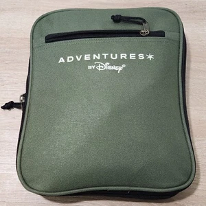 Disney Adventures Borsone Pieghevole Verde e Beige ~ NUOVO ~ Manca Cinghia - Foto 1 di 11