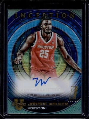 2022-23 Bowman Inception University Autographs Blue Jarace Walker 49/99 - Image 1 of 2