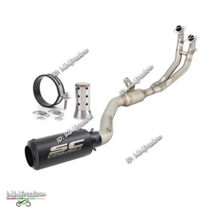 Silenciador de escape silenciador tubo de cabezal delantero para Aprilia Tuono 660 RS660 2021-2025 - Imagen 1 de 12