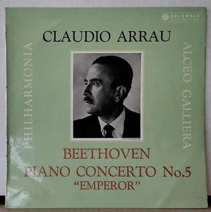 COLUMBIA SAX 2297 AUS ED 1 BEETHOVEN PIANO CONCERTO 5 ARRAU GALLIERA LP - Picture 1 of 3