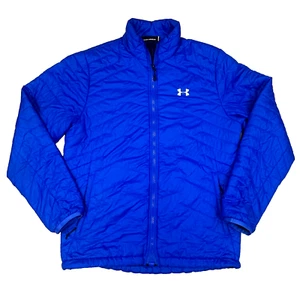 Under Armour Team ColdGear Reactor Men's Medium Storm 2 Blue Puffer Jacket - Picture 1 of 12