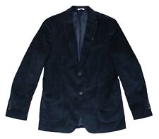 Bar III Slim Fit Wide Corduroy Men's Sport Coat Blazer 40 Long NWT Navy