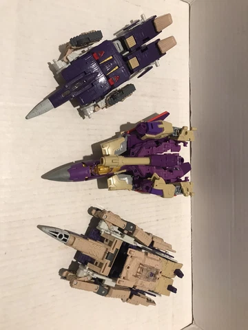 3 Transformers Decepticon Blitzwing Hasbro Tomy Takara Parts / Restore lot Cover