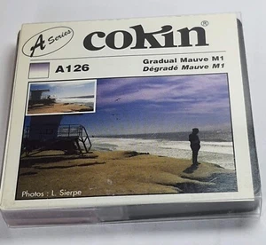 COKIN CREATIVE FILTER A SERIES SYSTEM A126 Mauve Graduated M1 Resin Filter - Picture 1 of 3