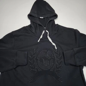 Cinch Sweatshirt Mens Small Hooded Hoodie Sweater Embroidered Logo Athleisure  - Picture 1 of 8