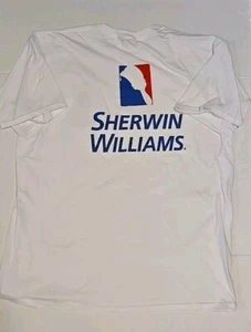 Camisa Sherwin Williams De Colección Para Hombres XL Blanca Azul Top Deletrear Logo Pintura Camiseta - Imagen 1 de 3