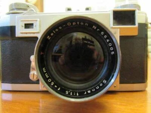 Zeiss Ikon Contax IIa - Sonnar 1:1.5 f=50mm Red T Objektiv - Bild 1 von 24