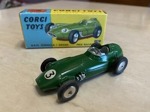 B.R.M. FORMULA 1 GRAND PRIX RACING CAR n. 152 CORGI TOYS GT. BRITAIN 1:43 IN BOX - Foto 1 di 11