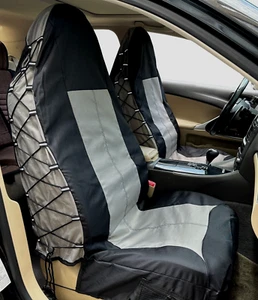 For CHRYSLER CROSSFIRE 2004-2008 Seat Covers Black Grey Canvas Tactical - Picture 1 of 5