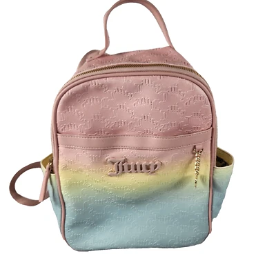 Mochila Escolar Juicy Couture Rosa Ombre Sin Corazón Rosa Arco Iris Foto 1 de 4