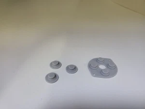 Sega Game Gear Rubber Buttons Clear Contact Conductive Silicon Pads - Picture 1 of 5
