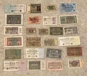 Lot Of 25 X Germany Vintage Banknotes. - Picture 1 of 5