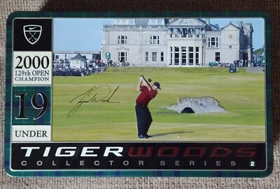 Tiger Woods 2000 129º Campeón Abierto Nike Pelotas de Golf Estaño Coleccionista Serie 2 Nuevo Foto 1 de 2