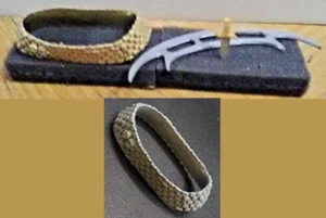 Mego Custom Klingon Gold Sash / Bat'leth / Dagger / & more  Trek TNG  8" Worf - Picture 1 of 1