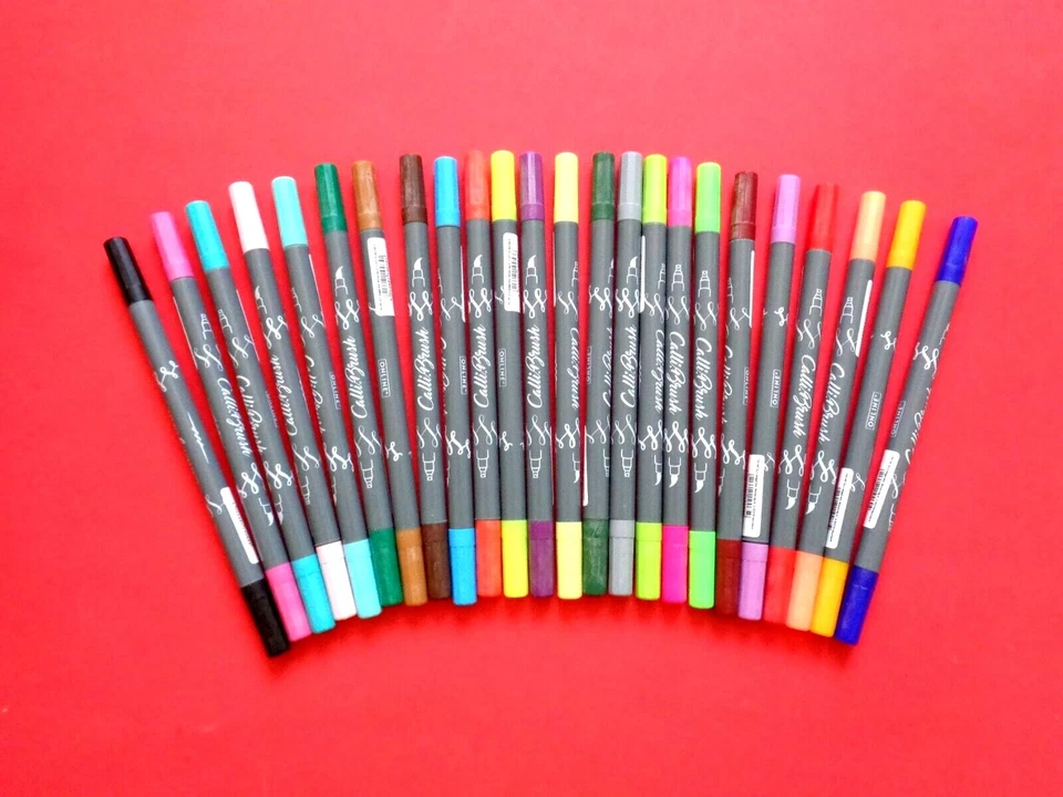 ONLINE Calli.Brush Pen Pinselspitze und Kalligrafie Spitze Handlettering 1 Stück