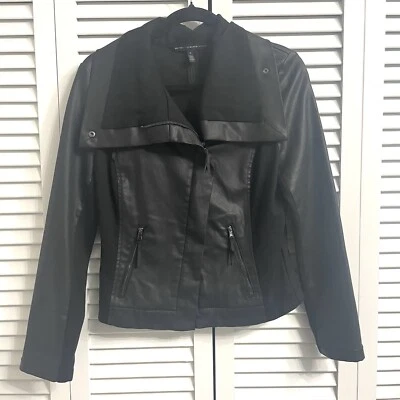 Белый дом черный рынок необходимый Moto куртка, черный, маленький искусственной кожи - Изображение 1 из 4