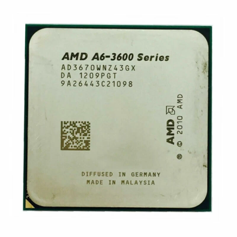 AMD A6-Series A6-3670K CPU Quad-Core 2.7 GHz 4M Socket FM1 Processor - Image 1 of 1