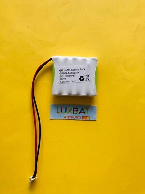 HONEYWELL 5800RP WIRELESS GP80AAAH5BMX 6V 0.8Ah Batteria Ricaricabile Ni-Mh